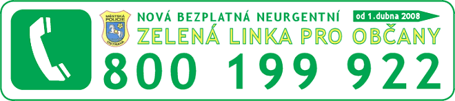 neurgentní zelená linka