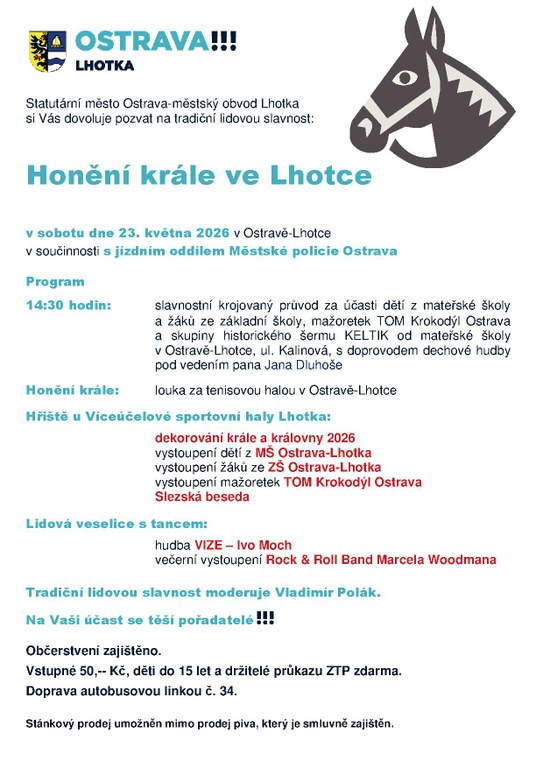Honění krále ve Lhotce